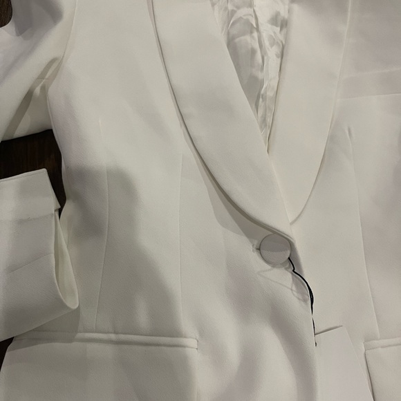 Zara new  tuxedo white suit - Picture 7 of 15